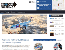 Tablet Screenshot of in-n-outshipping.com